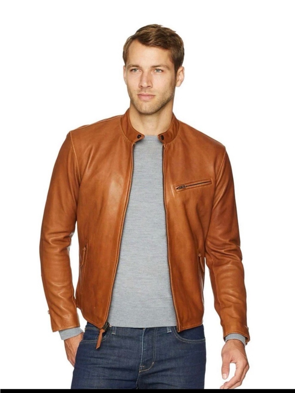 Ralph Lauren Leather Jacket - Picture 6 of 8